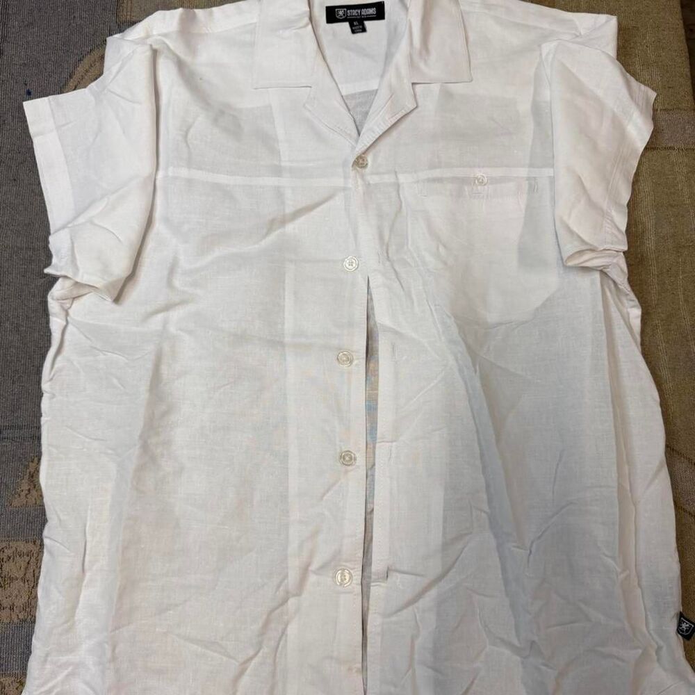 Stacy-adams Men's White Shirt